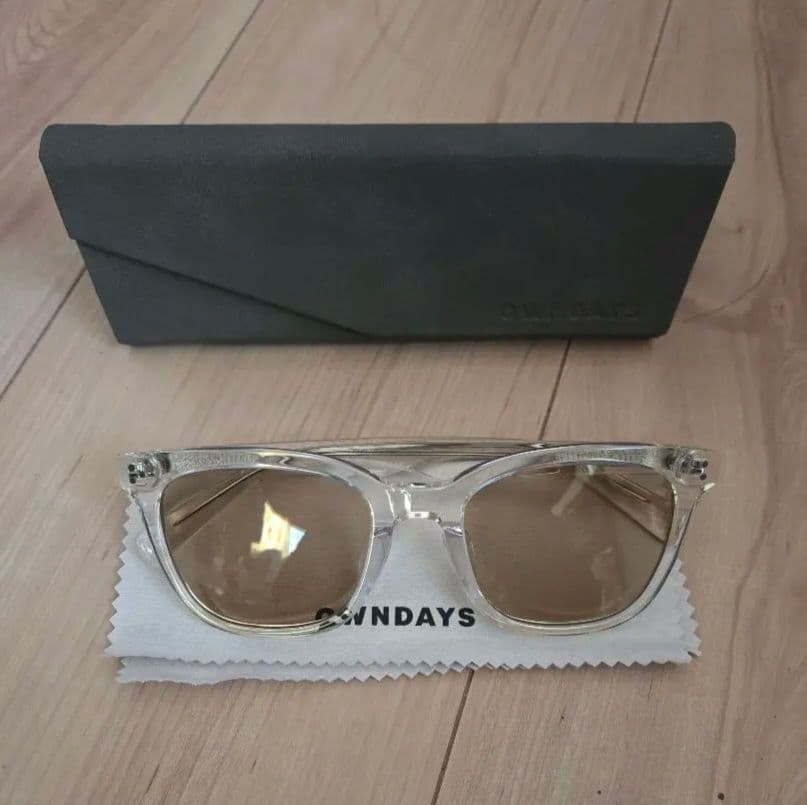 OWNDAYS クリアフレーム サングラス　木村拓哉着用