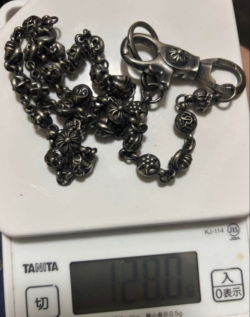 断*中様 ８ボールマルチウォレットチェーン　柄だけ磨き良い状態です！