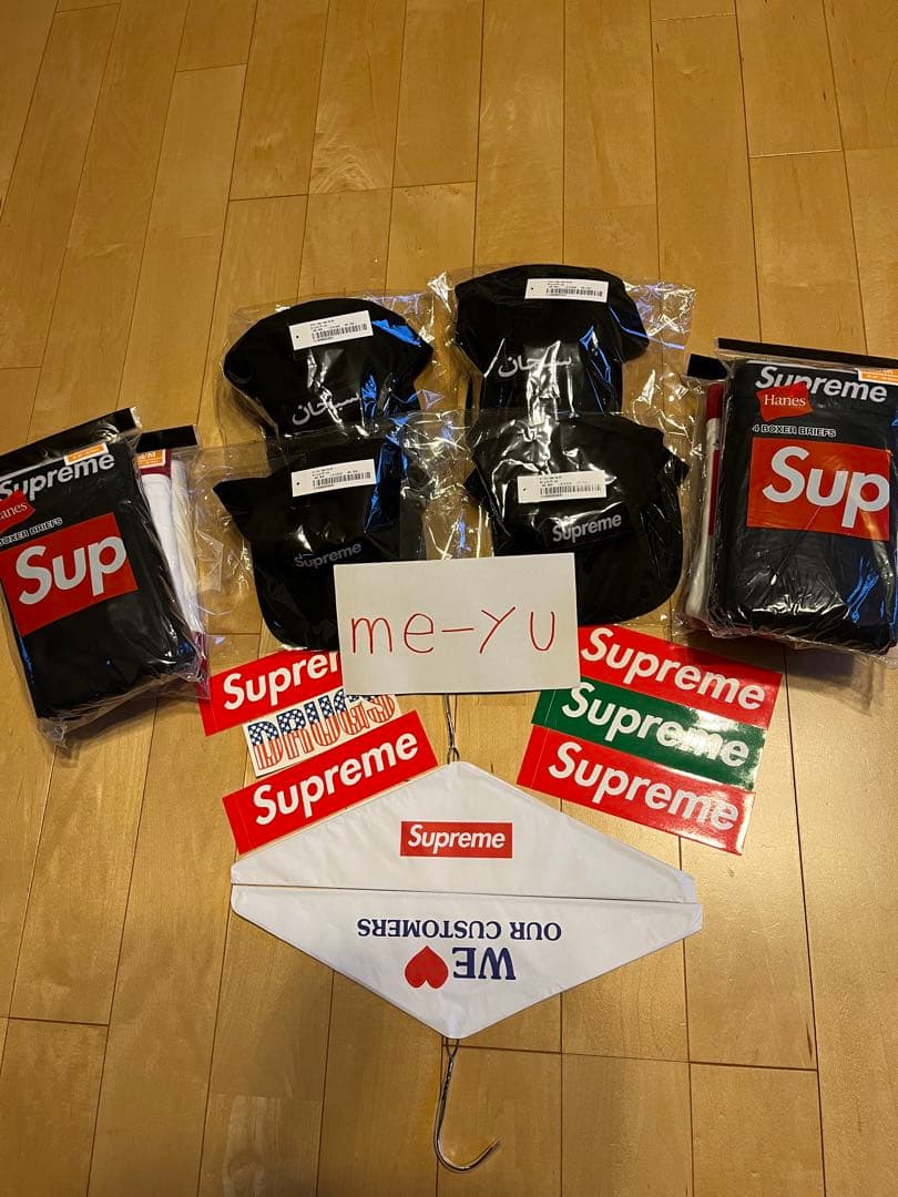 シュプリーム　ヘインズ　ボクサー　パンツ　白黒セット　ボクサーパンツ　M