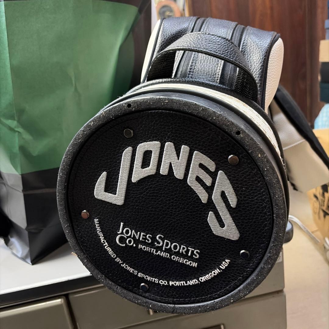 美品　JONES RIDER ゴルフバッグ ブラック/ホワイト