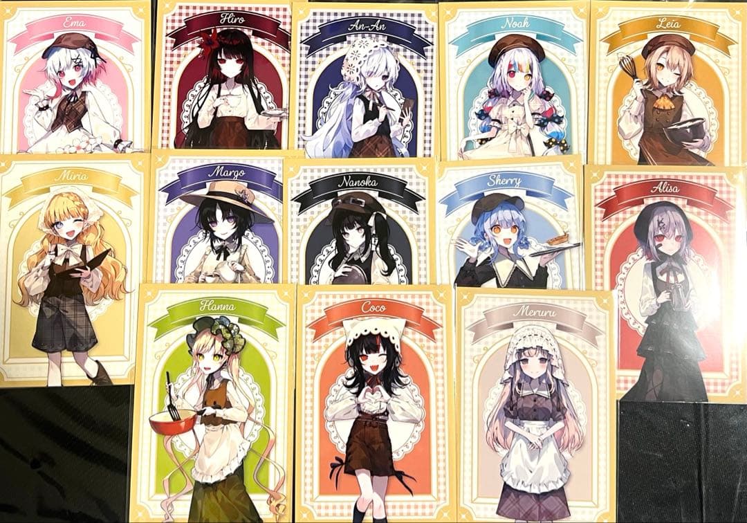 魔法少女ノ魔女裁判　まのさば　コラボカフェ　ポストカード全種