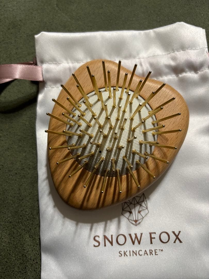 スノーフォックス ミニハートヘアブラシ