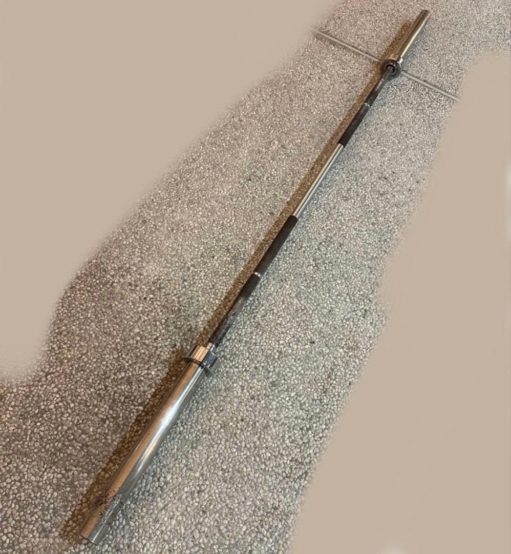 高級 50mm オリンピック バーベル 220cm シャフト ブラックオキサイド