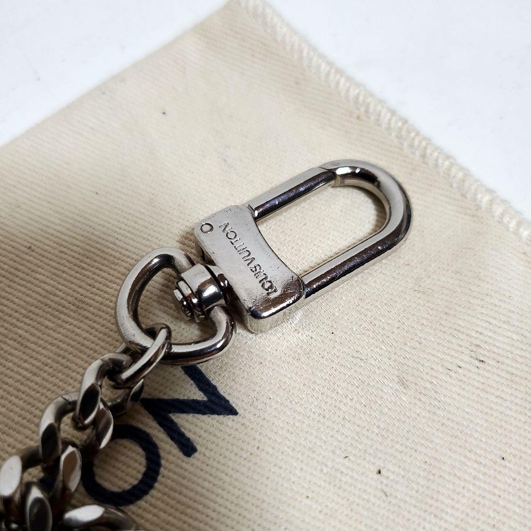 正規品　ルイヴィトン　ウォレットチェーン　シルバーカラビナ　ネックレス