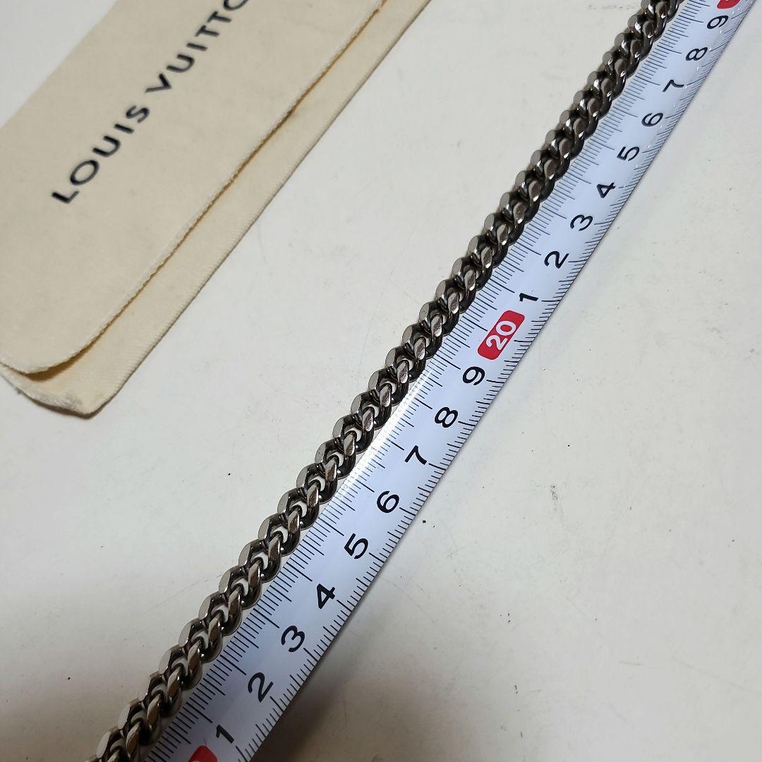 正規品　ルイヴィトン　ウォレットチェーン　シルバーカラビナ　ネックレス