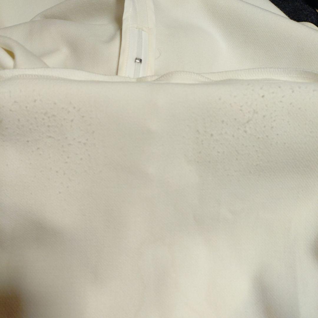 YOKO CHAN長袖ブラウス　パール　ホワイト白