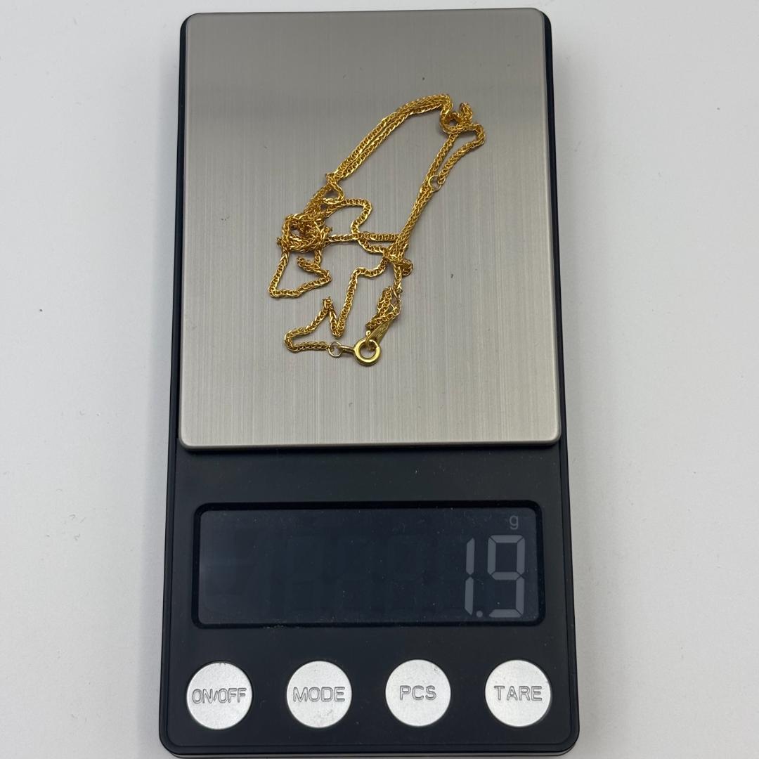 ⭐ 極美品 K18金 ゴールド チェーンネックレス 45cm