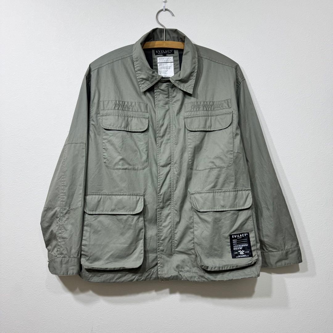 EVILACT BDUジャケット シャツジャケット オリーブMサイズ