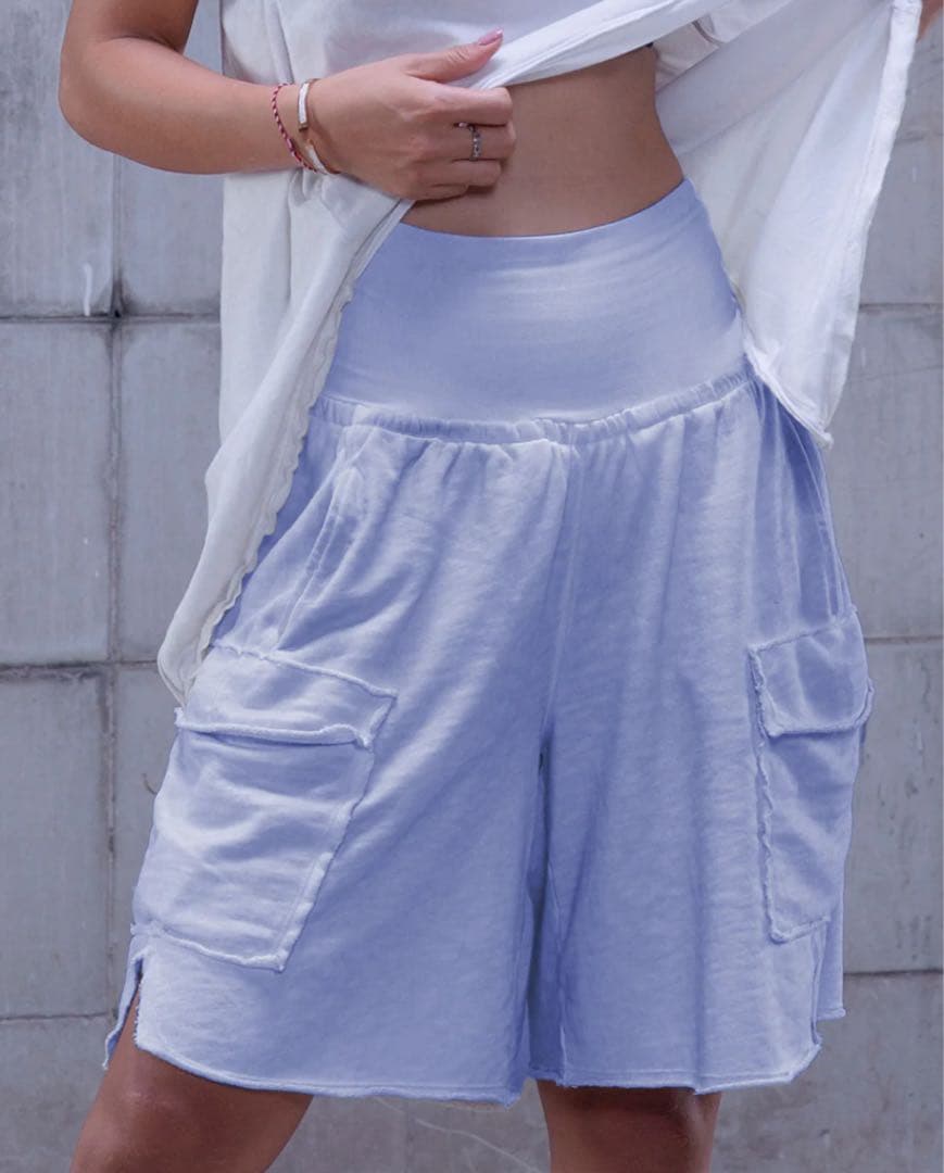 salsation ハーフパンツ　ライトブルーM