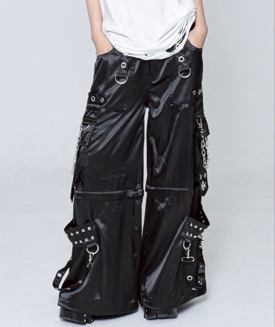 REFLEM 2WAY ワイド ボンテージ パンツ