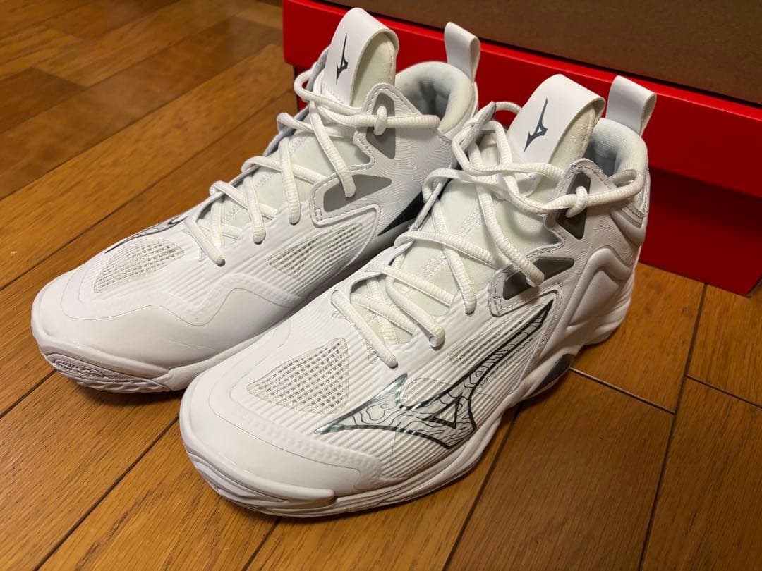 1回のみ◾️WAVE MOMENTUM 3 MID 25.0cm バレーボール