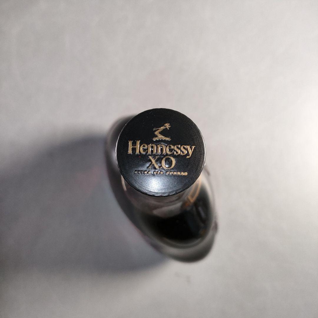 A1368-4/ヘネシーX.O/黒キャップ クリアボトル/700ml/