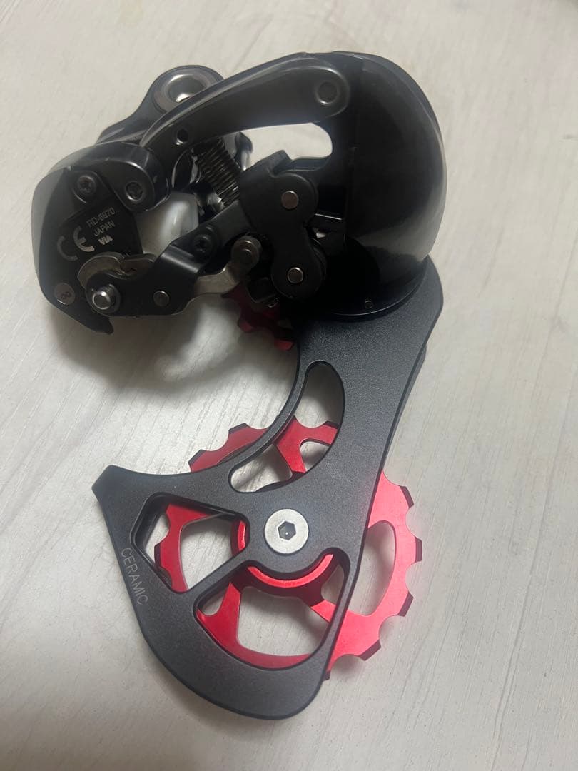 リアディレイラー6780 TNIセラミックビッグプーリー