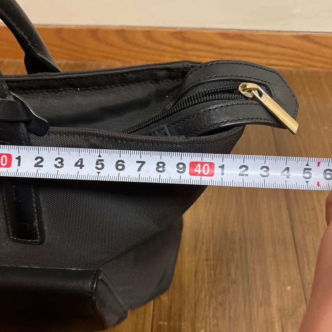 TUMI 黒 ナイロン レザー ビジネスバッグ