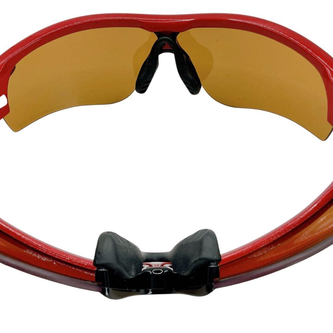 極美品✨OAKLEY RADARLOCK 偏光レンズ　レッド　付属品完備