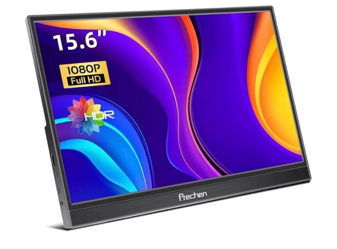 モバイル モニター タッチ スクリーン、15.6 インチ USBC ポータブル