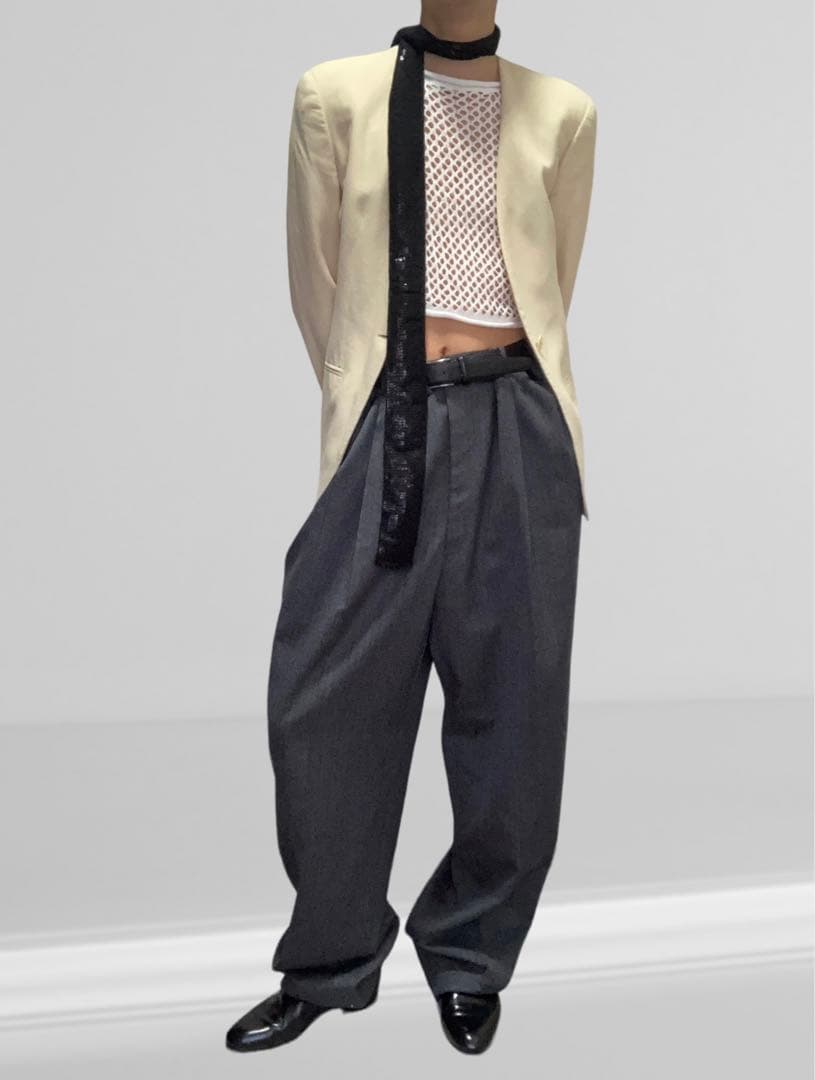 【EMPORIO ARMANI】NO COLLAR JACKET 281T