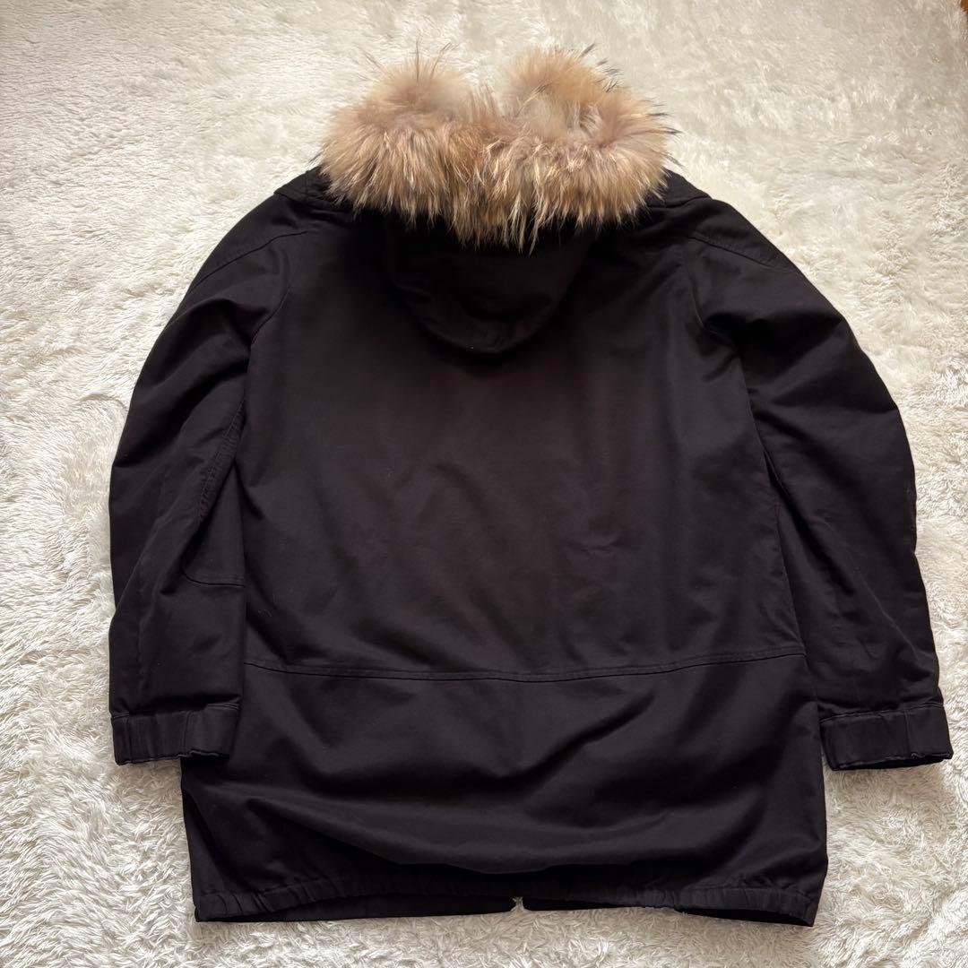 TSUMORI CHISATO ツモリチサト フードモッズコート ファー ボア