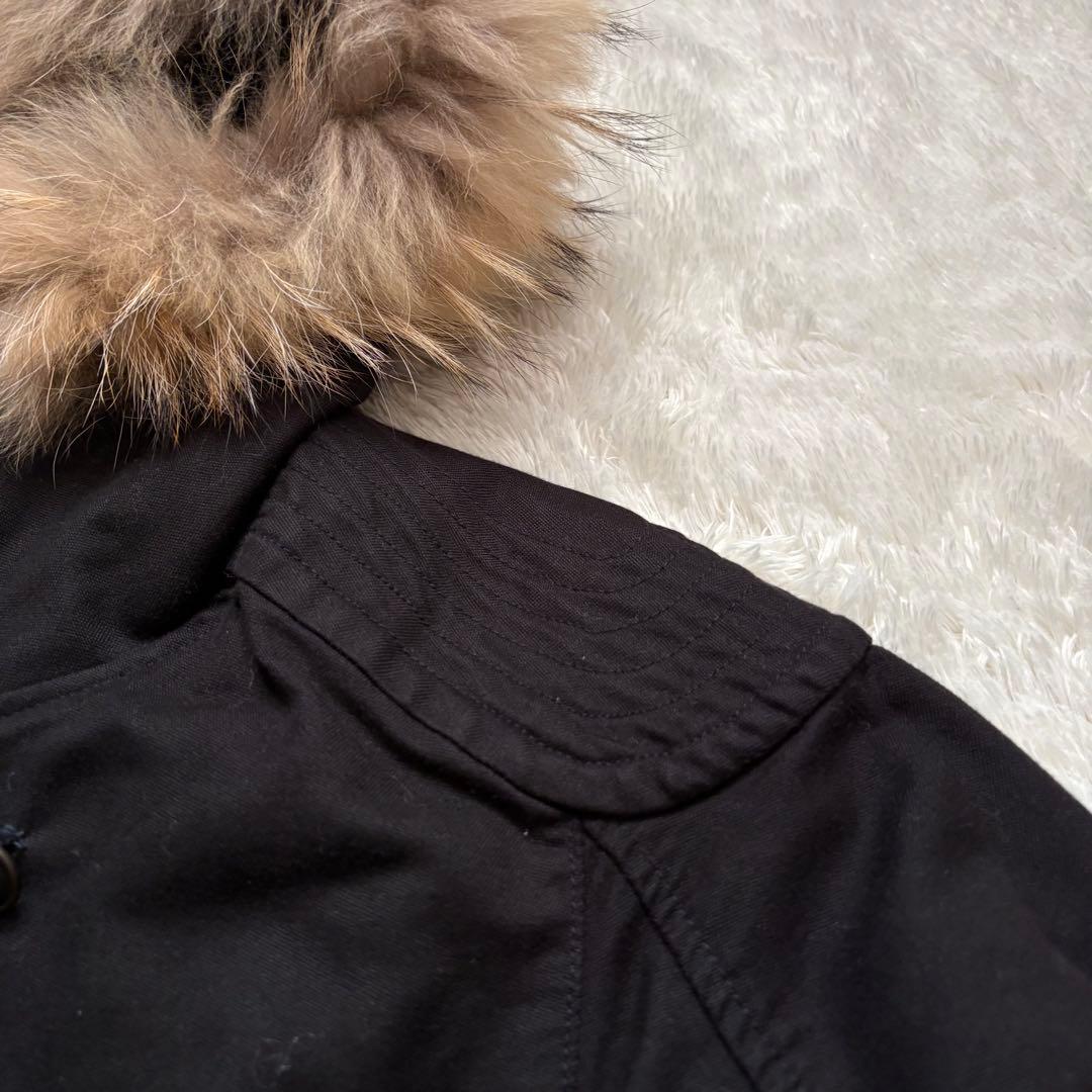 TSUMORI CHISATO ツモリチサト フードモッズコート ファー ボア