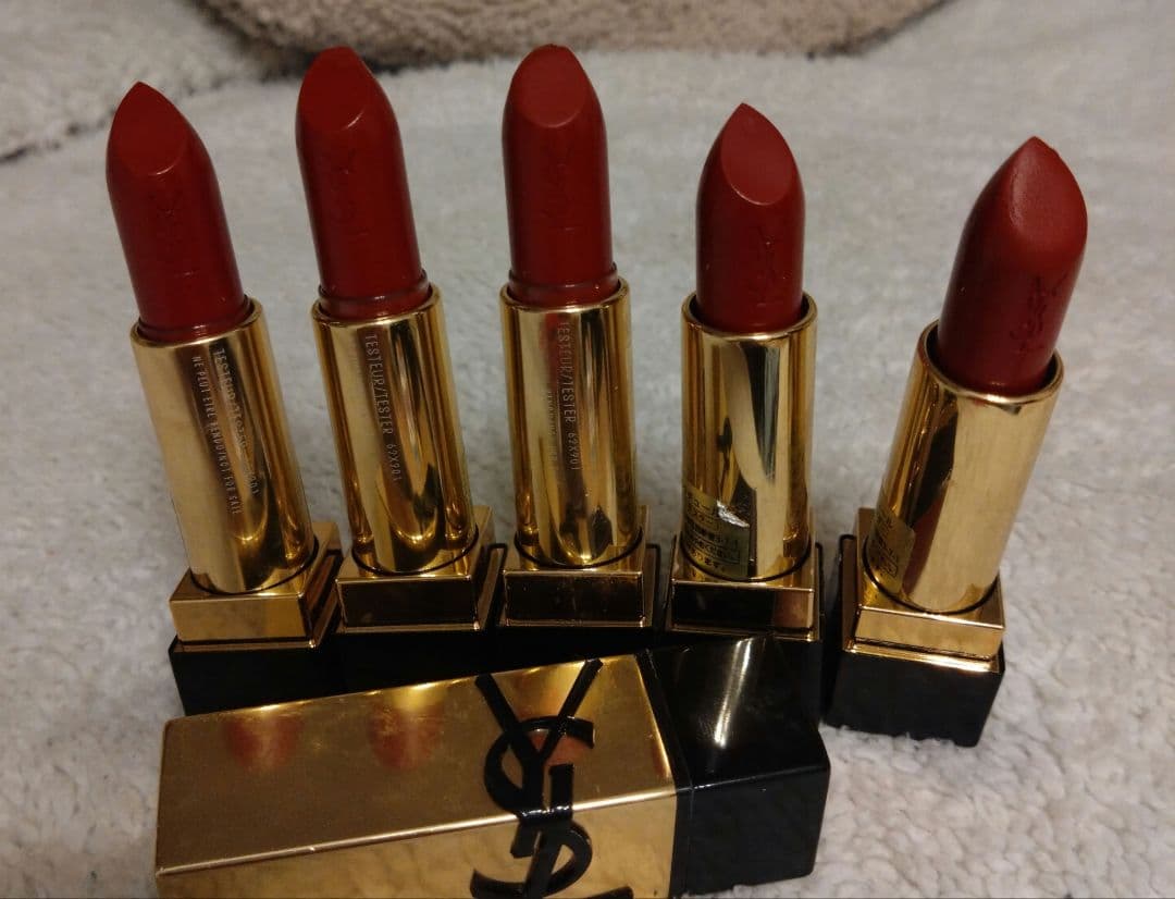 YSL ROUGE PUR COUTURE レッド 6本セット