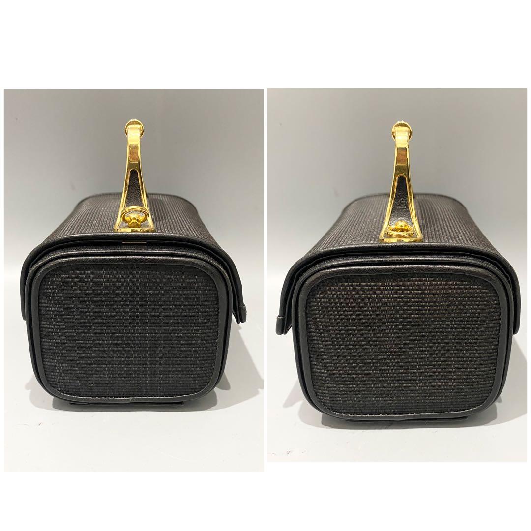 極美品 comtess コンテス ホースヘアー ミニバニティバッグ