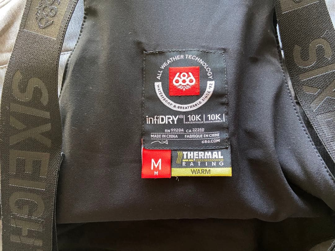 未使用 686 ビブパンツ レディースM 20/21