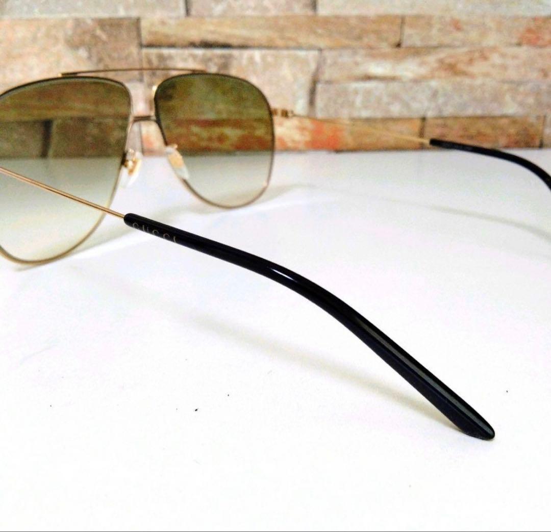 GUCCI 清春愛用　サングラス ディアドロップ ダブルブリッジ