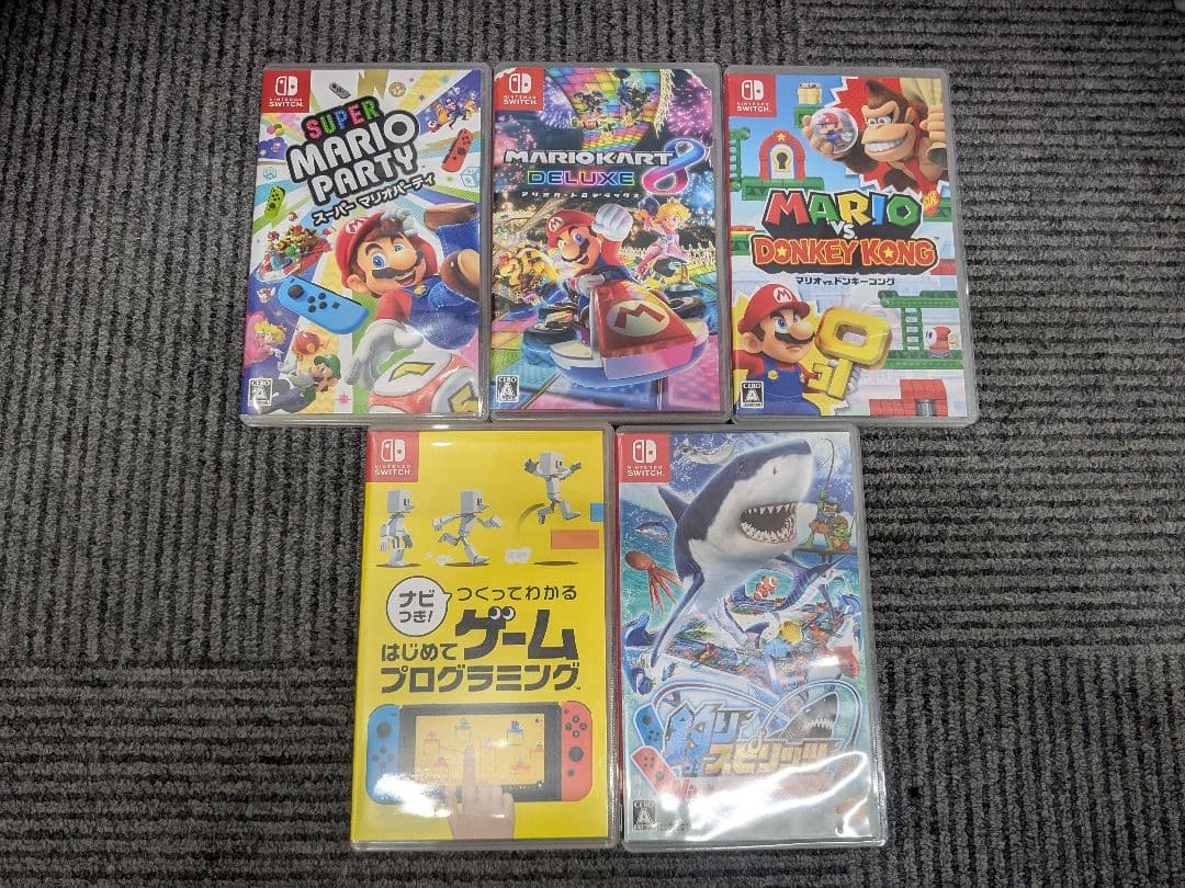Switch ソフト 5本 マリオパーティ/マリオカート/ドンキーコング 他