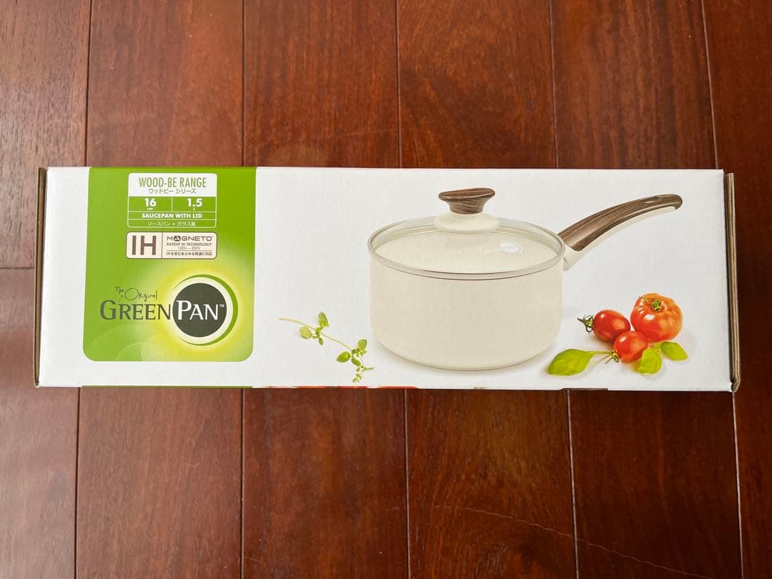 GreenPan Wood Be グリーンパン ウッドビー 片手鍋 16cm