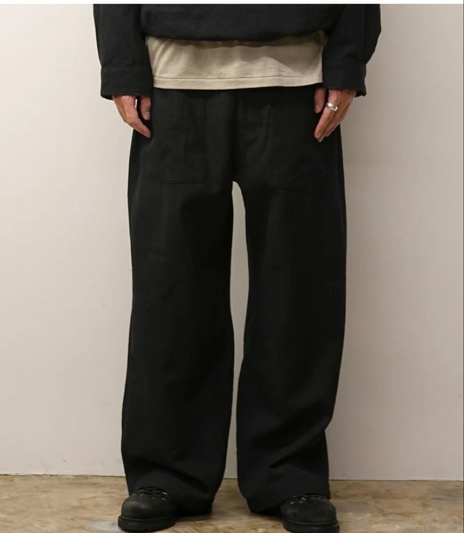 ancellm 25AMW/S BAKER PANTS(ネイビー)