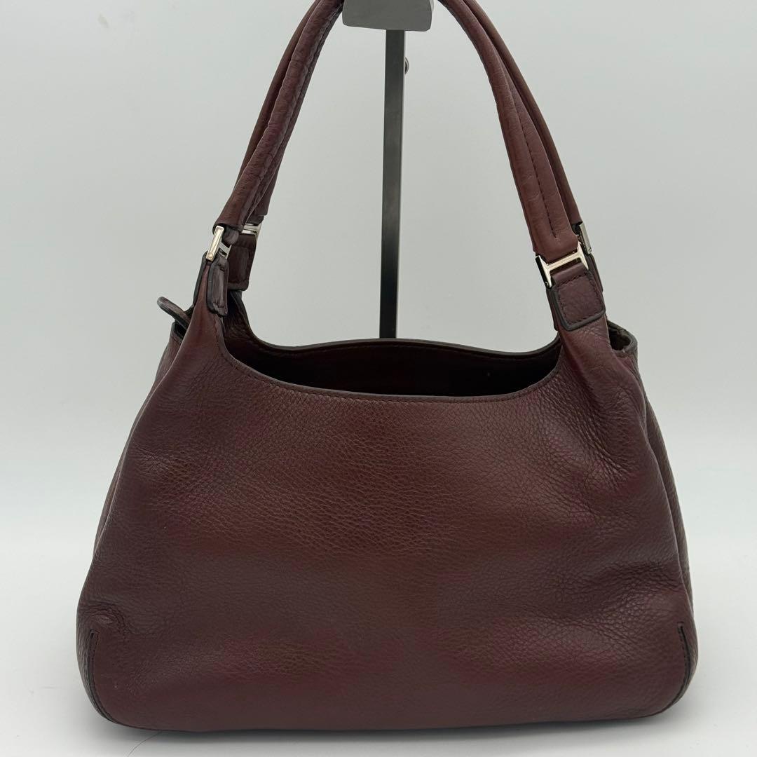 ✨極美品✨　ヒロフ　ハンドバッグ　レザー　3室　大容量