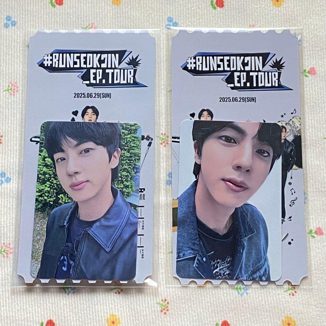 ジンRUNSEOKJIN_EP.TOUR in GOYANG 6/29トレカ2種