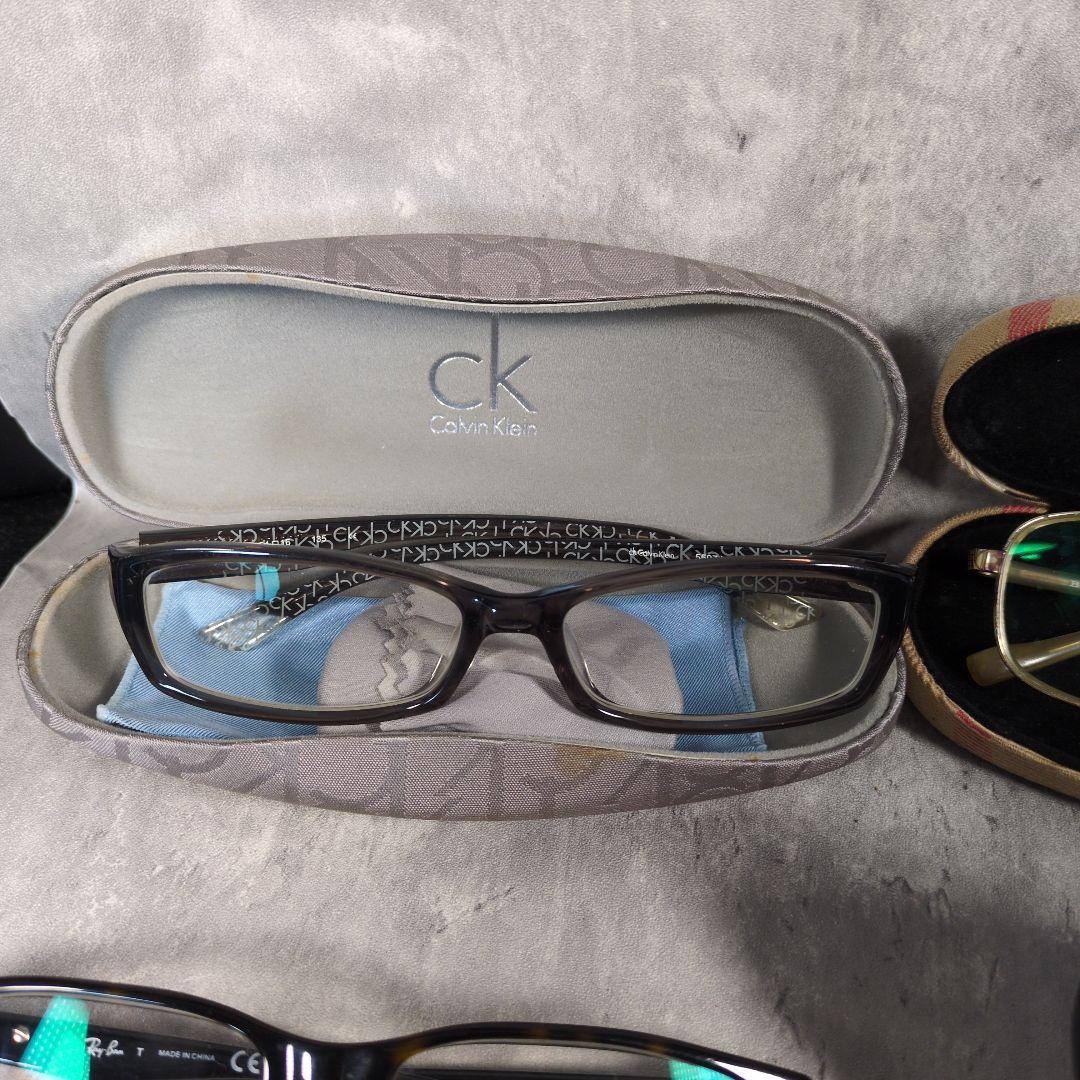 ブランド メガネ7個セット  RayBan バーバリー等