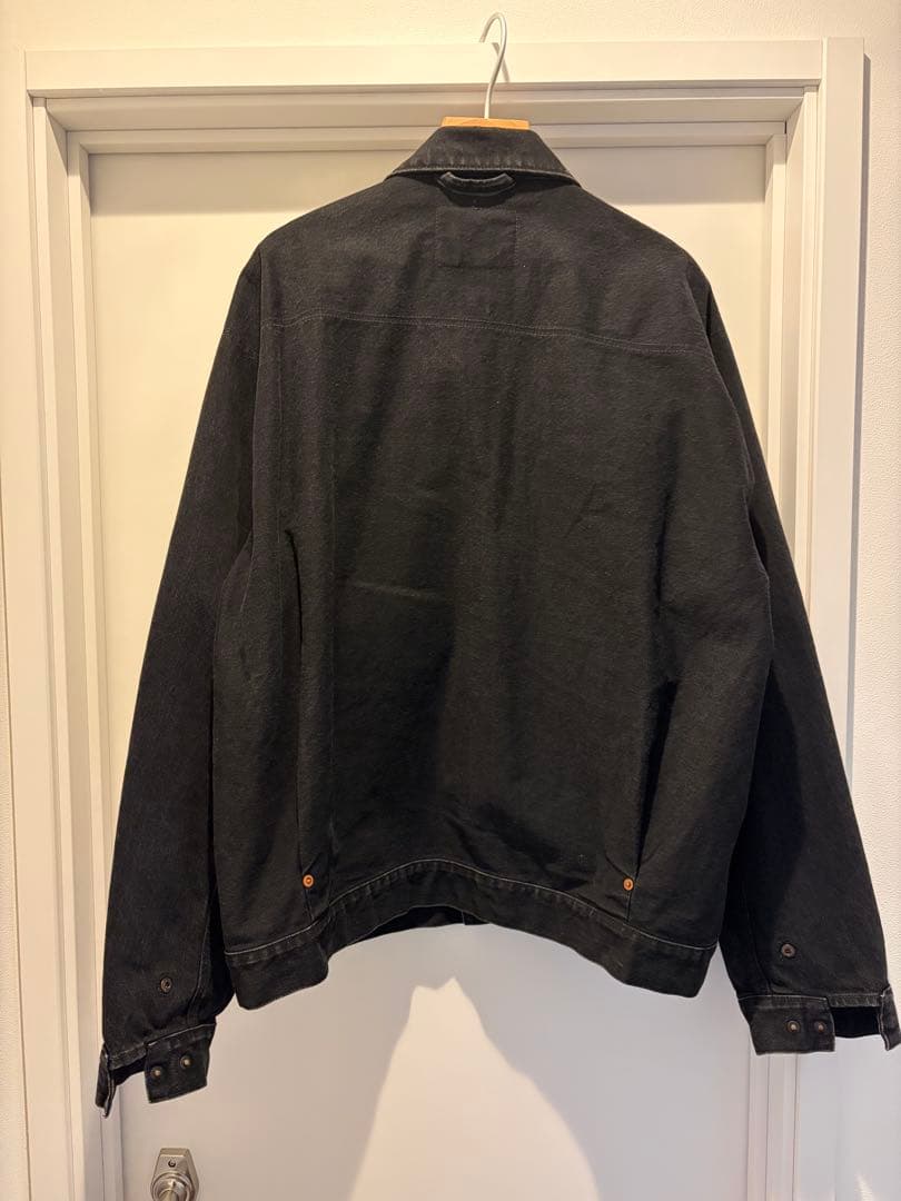 O- オー デニム ブラックデニム トラッカージャケット 507