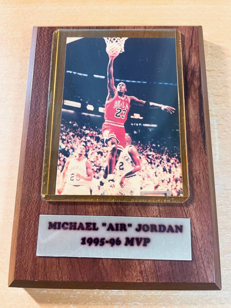 【希少品】マイケル・ジョーダン 1995-1996 MVP 記念プラーク