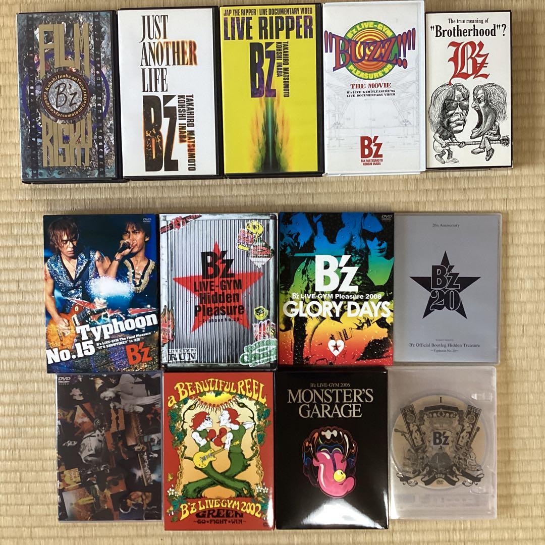 B’z ライブDVDとVHS 13本セット