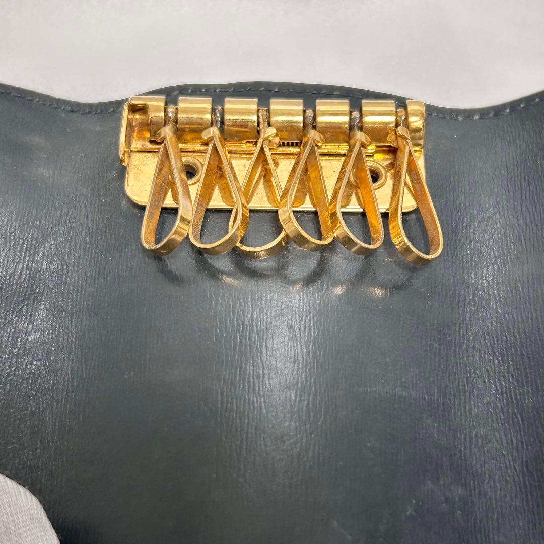 【早い者勝ち‼️】HERMES エルメス キーケース セリエ 黒 ブラック レザー