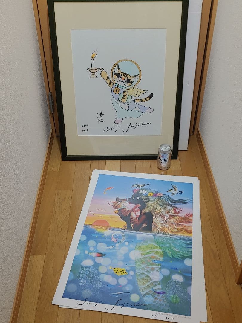 藤城清治　大型直筆画「天国のアラメ」