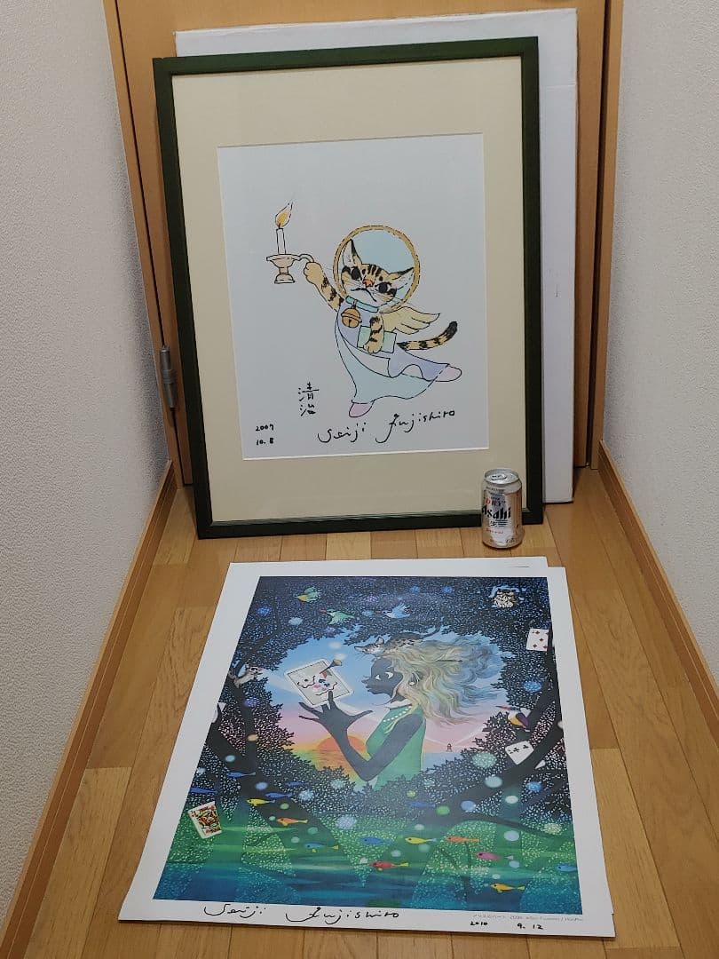 藤城清治　大型直筆画「天国のアラメ」