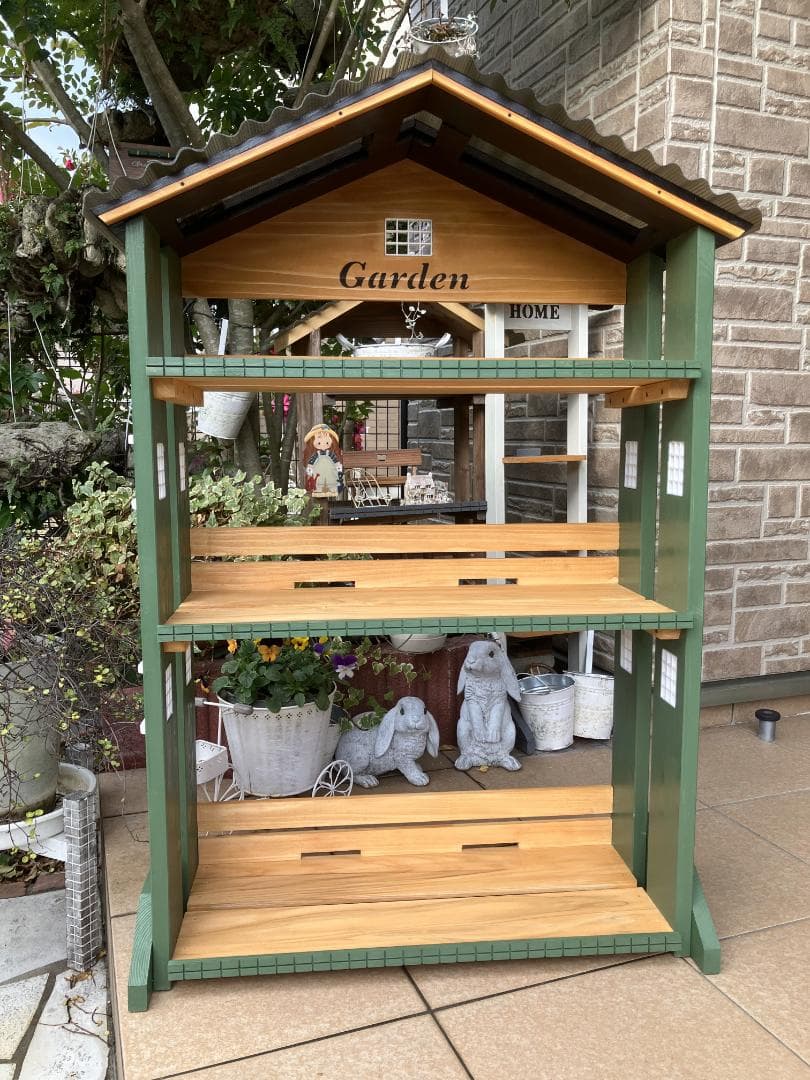 No10　handmade様 三角屋根、簡単移動、 ワイド 3段