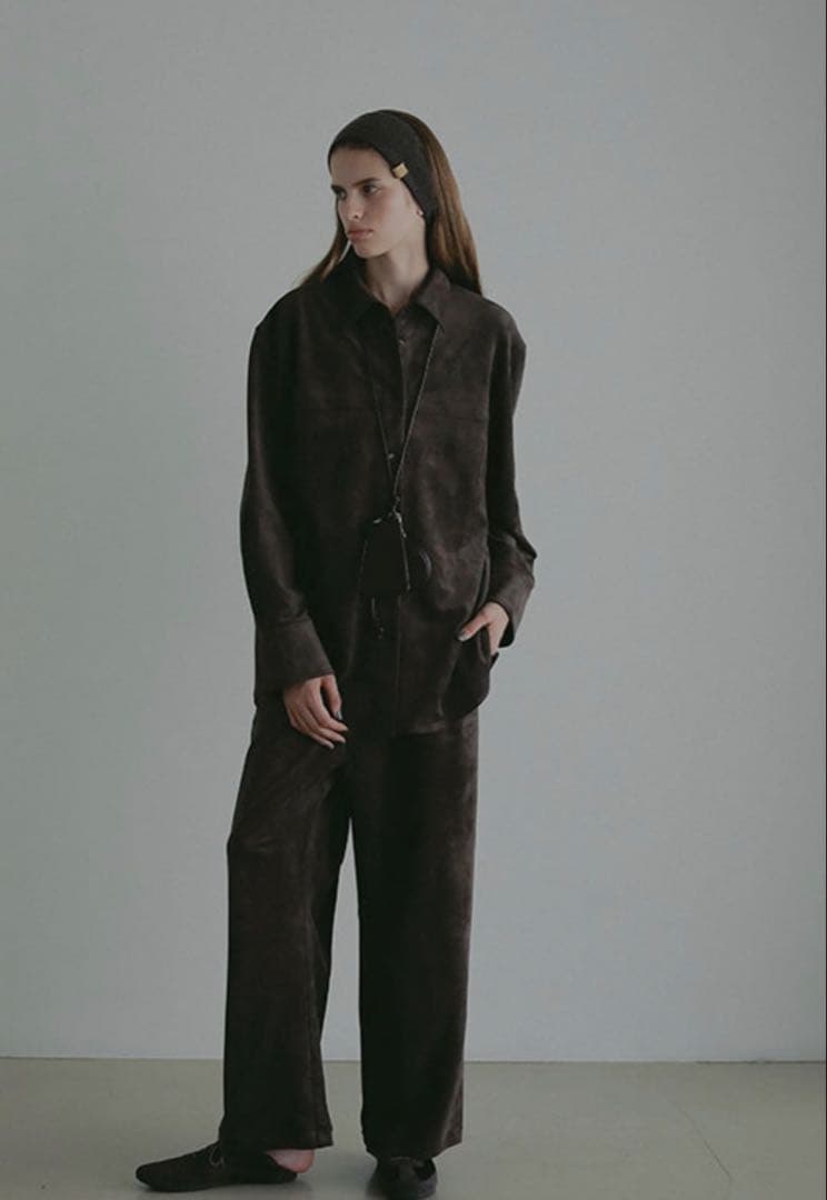 完売！新品未使用エトレトウキョウ　ウールカシミヤニットターバンブラウン