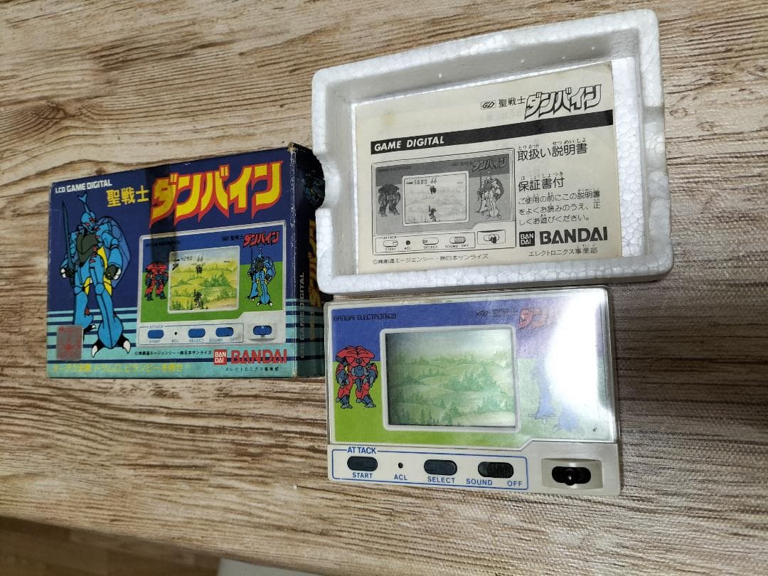 聖戦士ダンバイン ゲームウォッチ 説明書付き BANDAI　バンダイ