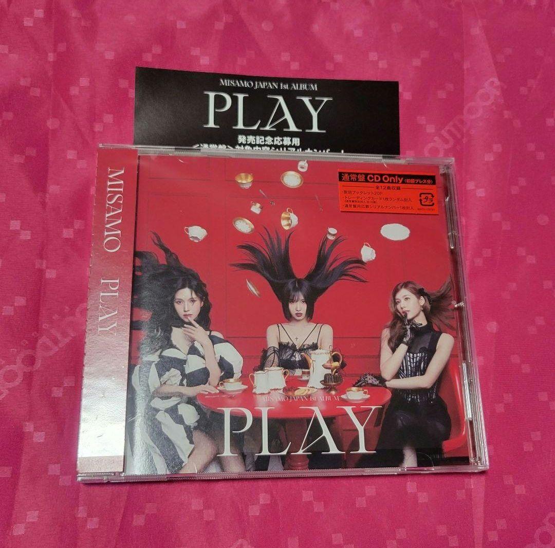MISAMO 4枚セット PLAY 通常盤 CD シリアル トレカ無 TWICE