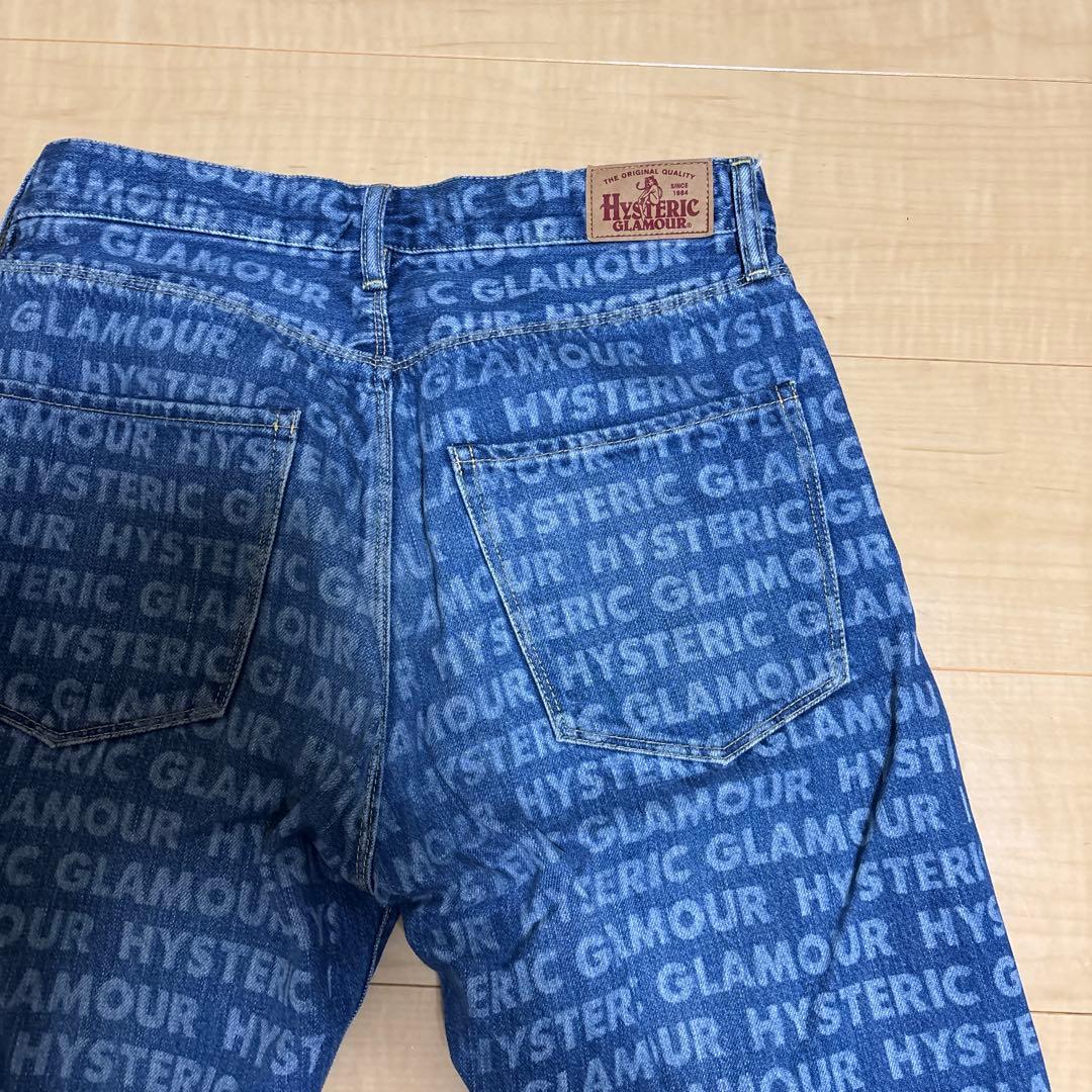 HYSTERIC GLAMOUR ロゴプリント デニム W30