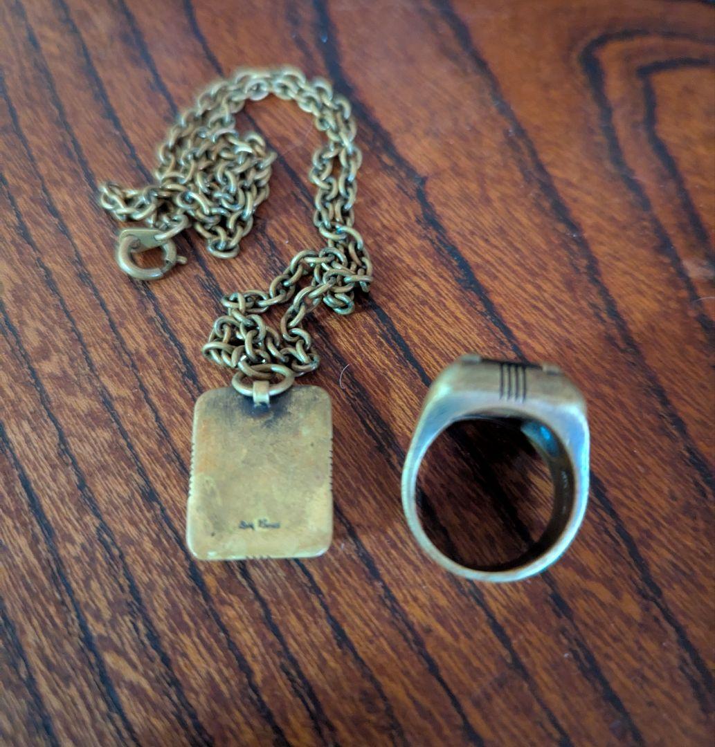 ドライボーンズ　ネックレス　リング　セット