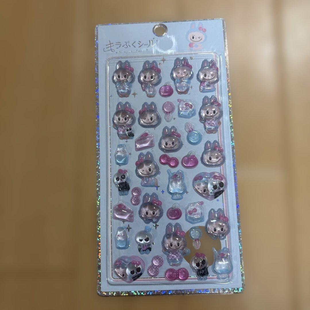 レア　ラブブ　キラぷくシール　4種　コンプリート