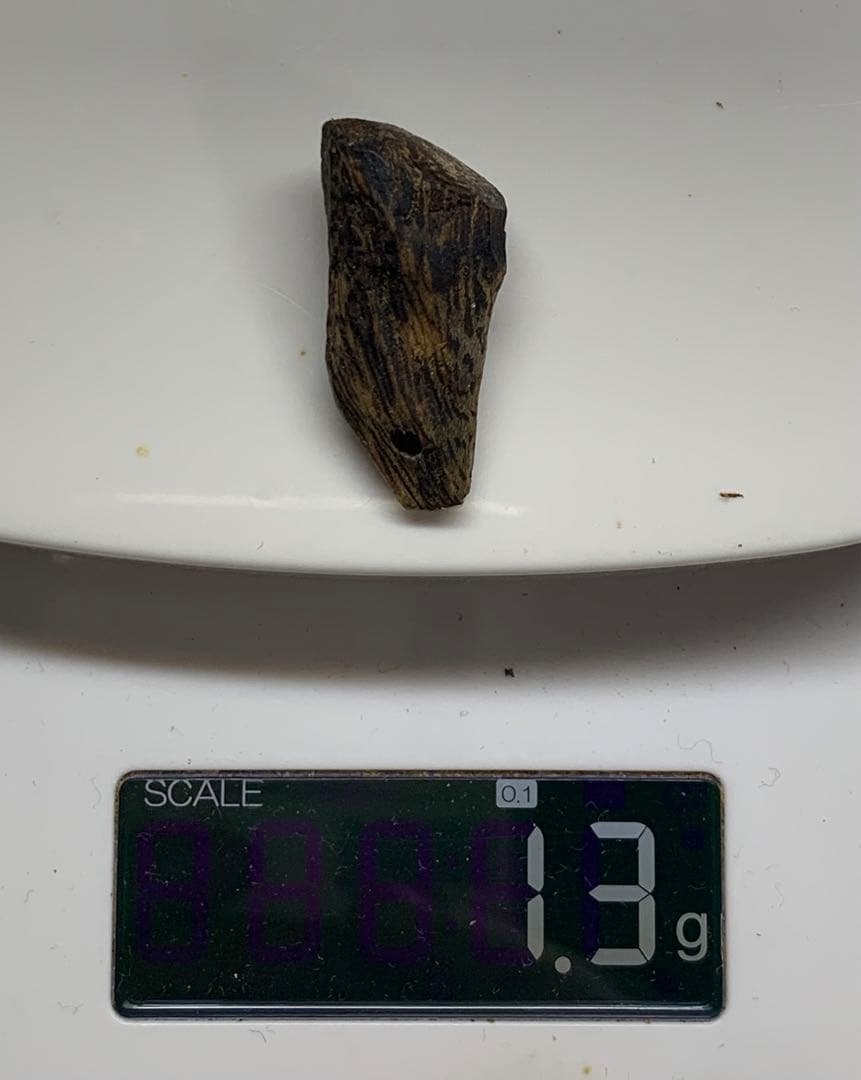 極上緑油伽羅 沈香原木 黒伽羅 香木 重さ:1.3g