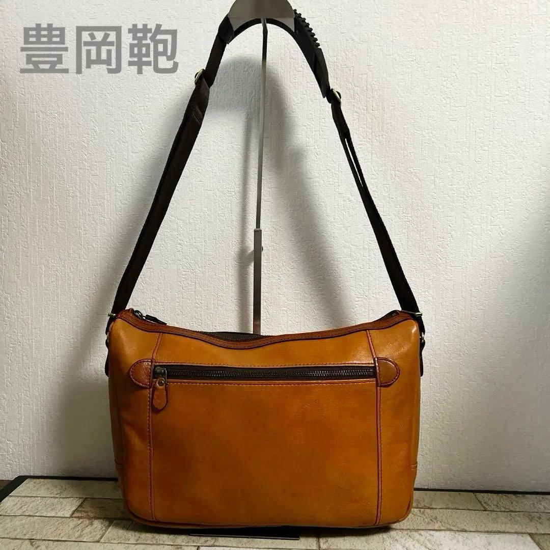 豊岡鞄　ショルダーバッグ メンズ 本革 斜めがけ SADDLE 16452