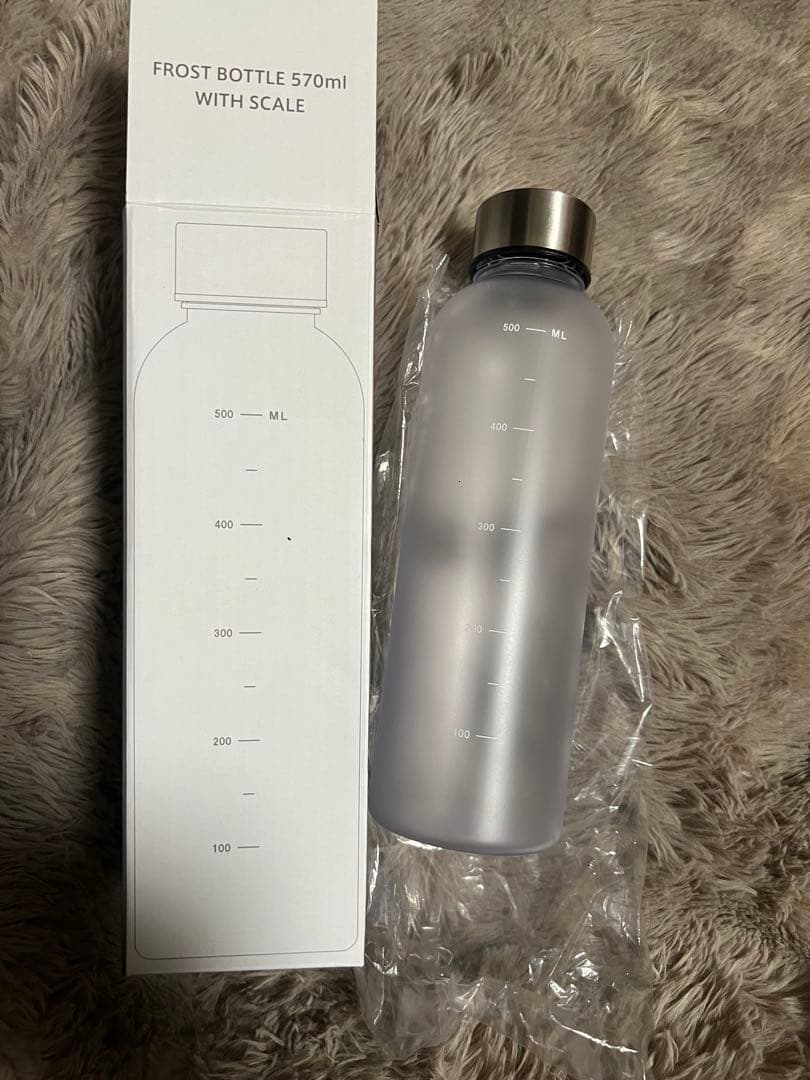 新春値下げ！3日まで！武尊自筆サイン入りフロストボトル 570ml 目盛り付き