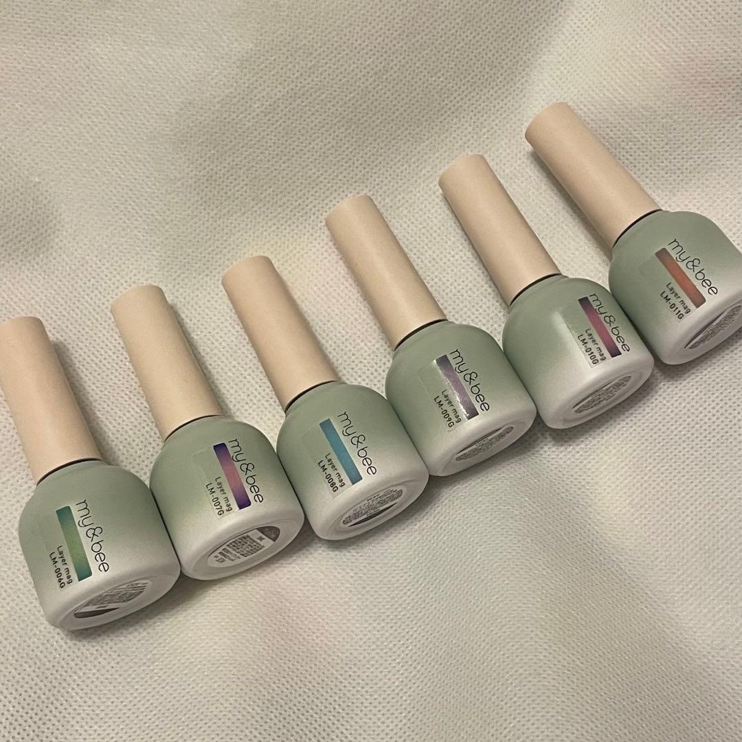 my&bee マイビー レイヤーマグセット ジェルネイル マグネットネイル